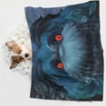 thumbnail image 5 of Lsque Pikmin Pattern Waterproof Throw Blanket Pet Blanket for Dogs & Indoor Cats, Washable - Shaggy Plush Calming Long Faux Fur & Velvet Dog Blanket -, 5 of 8