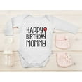 thumbnail image 6 of Tstars Boys Unisex Birthday Gifts for Mom Baby Boy Happy Birthday Mommy Cute Birthday Infant Mom's Gift B Day Birthday Party Baby Long Sleeve Bodysuit, 6 of 6