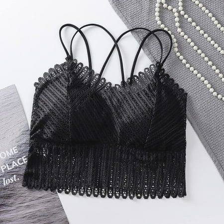 Summer Savings Clearance MIANHT Womens Tops  Womens Tops Plus Size  1 Bra For Women Girls V Neck Cami Vest Padded Seamless Bralette Straps Sleeping Bras Push Up Tank Tops Underwear