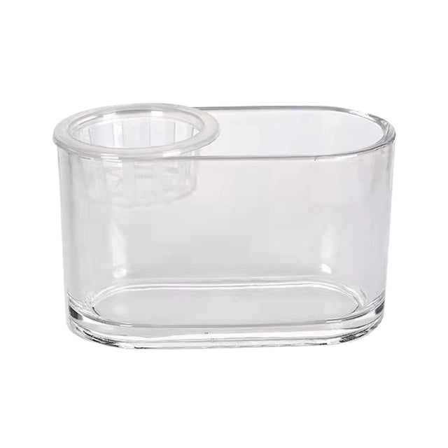 Sistema de cultivo de plantas en tanque acuapónico para peces, arreglo floral, adorno para florero Claro 20x10x12cm