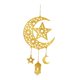 thumbnail image 3 of Decoración festiva para puerta con colgante de Ramadán con motivo islámico de luna y estrella en acrílico Estilo D, 3 of 9
