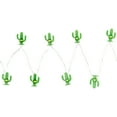 thumbnail image 2 of Northlight LED Cactus Fairy Lights - Warm White - 2.75' Silver Wire - 10ct, 2 of 5