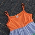 thumbnail image 5 of Coduop Toddler Kids Girls Summer Dress Rainbow Sleeveless Beach Tutu Sundress 2-7 Years, 5 of 6