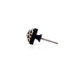 thumbnail image 5 of Mascot Hardware Stone Pattern Pyramid 1-3/8 inch Black On Distressed Yellow Cabinet Knob, 5 of 5
