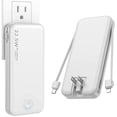 thumbnail image 1 of Cargador portátil Nusyddy 12000 mAh con cable y enchufe integrados, 1 of 9