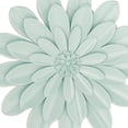 thumbnail image 4 of DecMode Green Metal Floral Wall Decor (3 Count), 4 of 8
