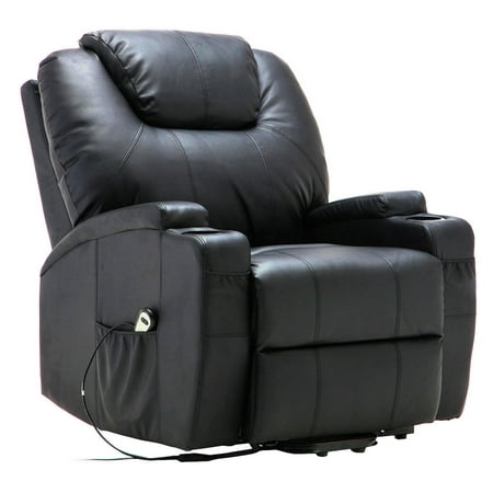 Costway Electric Lift Power Recliner, Heated Recliner Chairs Canada