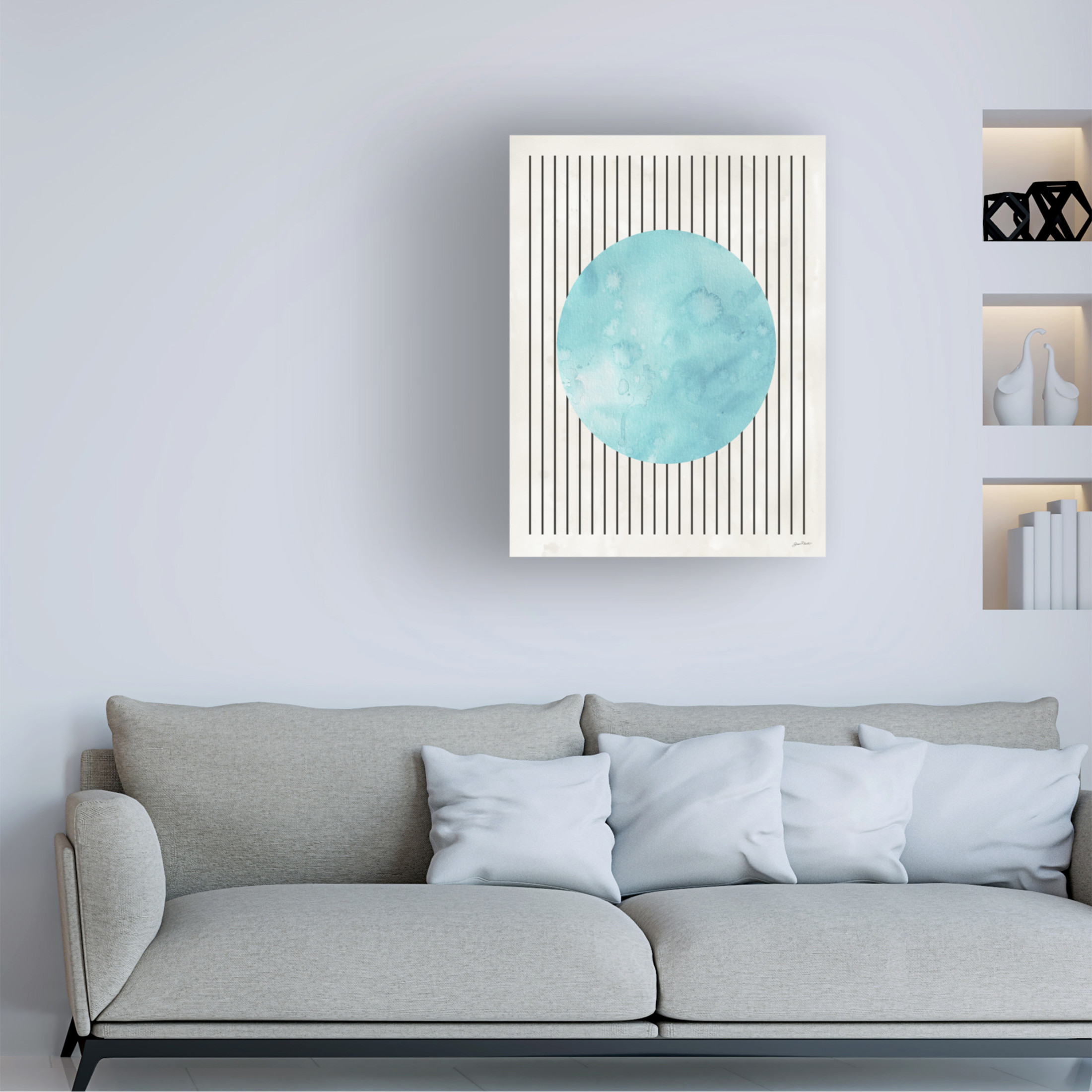 Canvas Wall Art - Jean Plout 'Mid Century Boho 4' Wall Art for Living Room, Bedroom, or Office Décor by Trademark Fine Art - 18 x 24 Inches