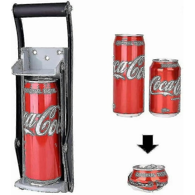 Can Crusherbottle Opener 500ml Heavy Duty 16oz 2 In 1 Crushes Soda Cans -ZHENV