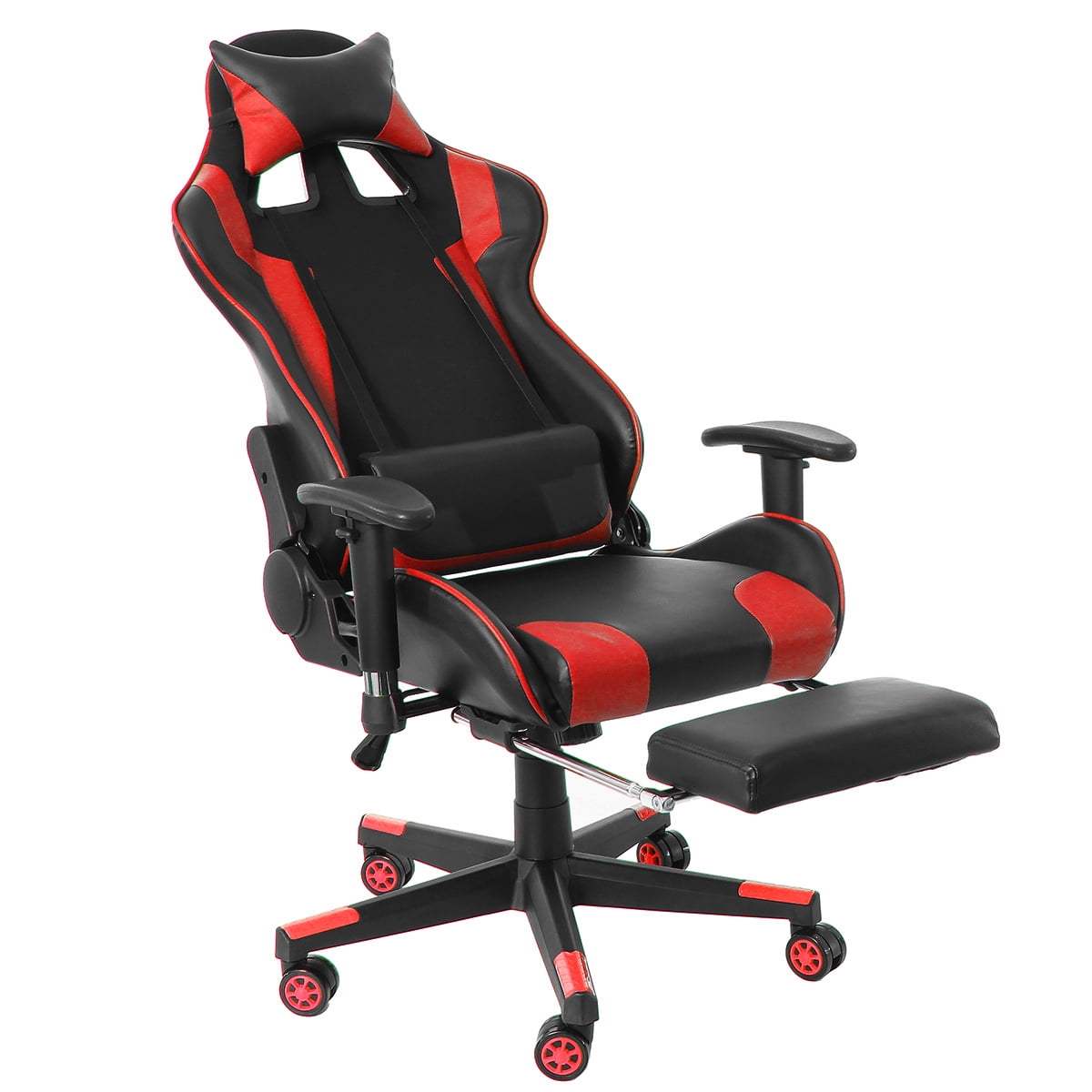 Details about   Gaming Chair High Back Swivel Racing Office Computer Chair with Footrest Tier 