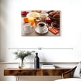 thumbnail image 3 of Elephant Stock Satisfying Breakfast Wall Art - Horizontal Canvas Wall Art - Cafe & Restaurant Wall Decor - Food And Drink Canvas - Brown And Orange Decor - 30" x 20", 3 of 8