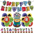thumbnail image 2 of Globos de látex de Teen Titans Go, globos de Robin, decoración para tartas, pancartas, suministros para fiestas de dibujos animados, decoraciones de feliz cumpleaños, juguetes para niños, 2 of 5