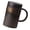 Gilt, variant on Glaze Finish Ceramic Mug 360ml Tall Coffee Tea Cup with Handle, Daily Hot Drink Comfort for Home Kitchen Use Every Day
