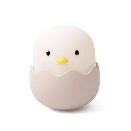 

Led Children Night Light For Kids Soft Silicone Usb Rechargeable Bedroom Decor Gift Animal Chick Touch Night Lamp