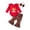 A03-A1 Red, variant on CAICJ98 Newborn Infant Baby Girl Clothes Fall Winter Long Sleeve Bubble Romper Floral Bow One Piece Jumpsuit Cute Outfits Pink,Size 3-6 Months