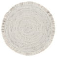 thumbnail image 2 of SAFAVIEH Braided Brittania Solid Polyester Reversible Area Rug, Beige, 6' x 6' Round, 2 of 7