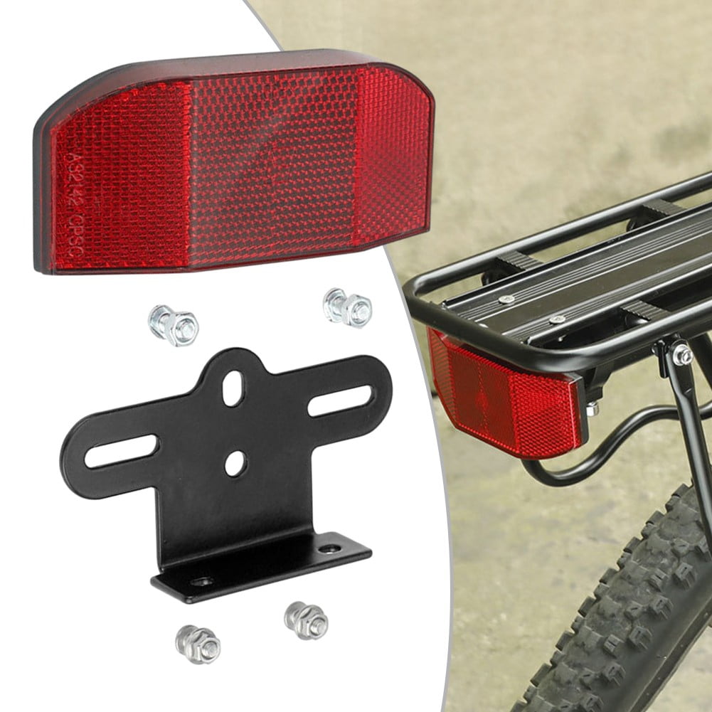 Rear bike rack reflector new arrivals