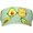 Color Tropical Pineapple, variant on Colorful Tropical Pineapple Sun Visor Hats Athletic Adjustable Sun Protection Visors for Men Women Cute Sushi Pug Dog