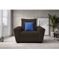 thumbnail image 1 of Sillon EL BAZAR STORE Islandia Lino Chocolate 1 Plaza Modular Moderno, 1 of 4