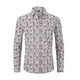 thumbnail image 1 of Blusa y camisa de manga larga con cuello vuelto para hombre, blusa informal a la moda con estampado a cuadros, blusa de manga larga con botones y cuello vuelto para hombre, 1 of 2