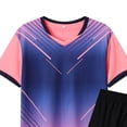 thumbnail image 3 of KPOPLK Kids Boys Athletic Shorts Set Teen 2 Piece Performance Gym Summer Outfits Basketball Football Sets 5-14Y Size 7-8 Years,Pink, 3 of 4