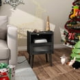 thumbnail image 4 of Nightstand with Charging Station, Spacious Bedside Tables, End Table Side Table with 2 Tier, 4 of 9