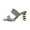 Blue, variant on Anuirheih Slip on Sandals Women,Women's Shoes Gourd Skewers High Heels Toe Stylish Casual Solid Color Sandals(Beige)