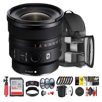 Sony 55-210mm Zoom E-Mount Lens Black (SEL55210/B) + 64GB Ultimate