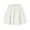 White, variant on Hvot&aat Womens Summer Solid Color Mini Skirt Elastic Waist Ruffle Tiered Short Skirts Casual Vacation Skirts
