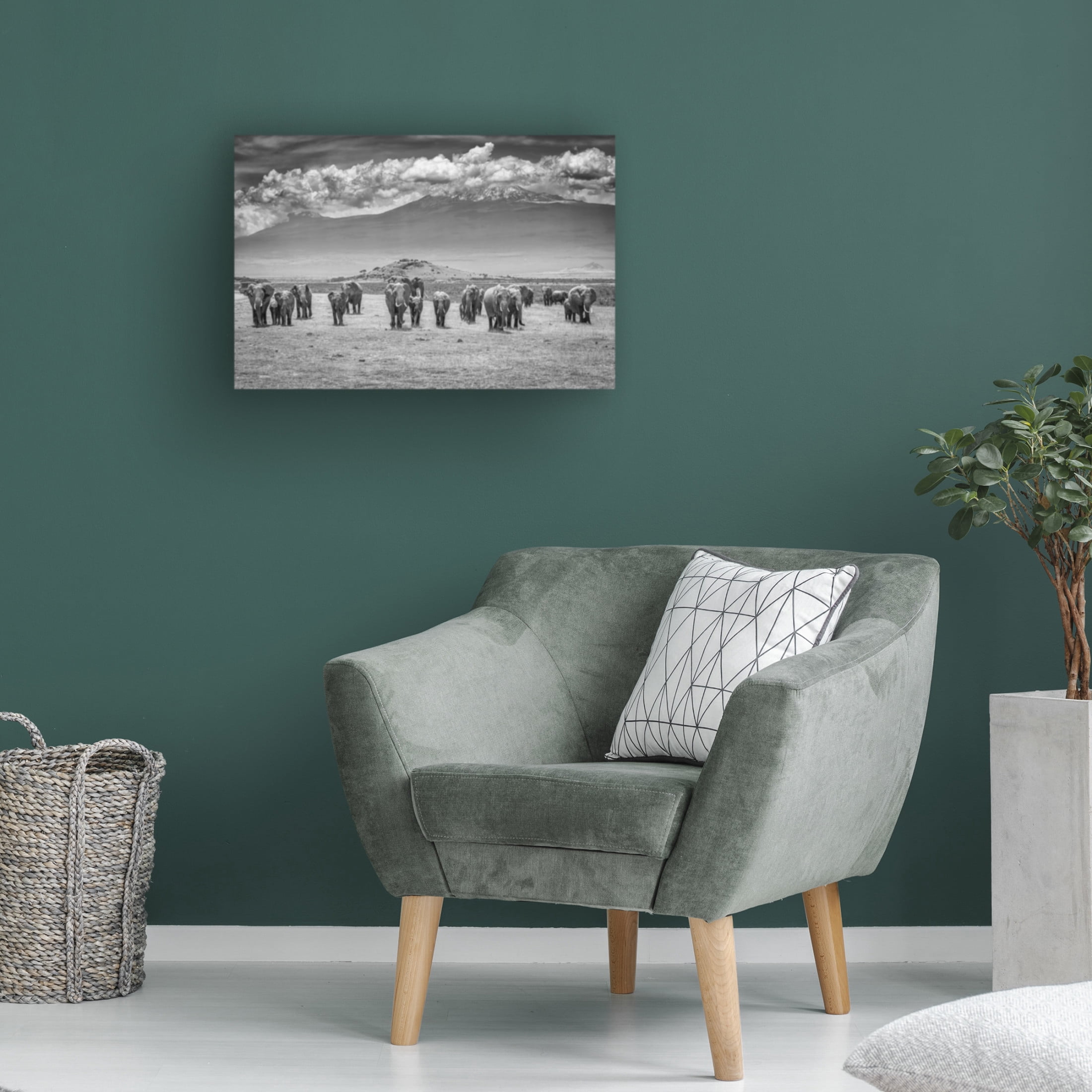 Canvas Wall Art - Jeffrey C. Sink 'The Titans' Wall Art for Living Room, Bedroom, or Office Décor by Trademark Fine Art - 47 x 30 Inches