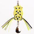 thumbnail image 4 of Señuelos de Pesca Artificial Shamjiam Crankbait Swimbait Triple Falso Amarillo, 4 of 8