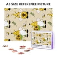 thumbnail image 6 of Kll Gnomes Bees And Sunflowers - 300 Piece Jigsaw Puzzle For Adult And Teenagers Family Educational Game Toys 300pcs, 6 of 9