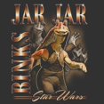 thumbnail image 2 of Mens Star Wars Jar Jar Binks Collage Lightweight Hoodie, 2 of 4
