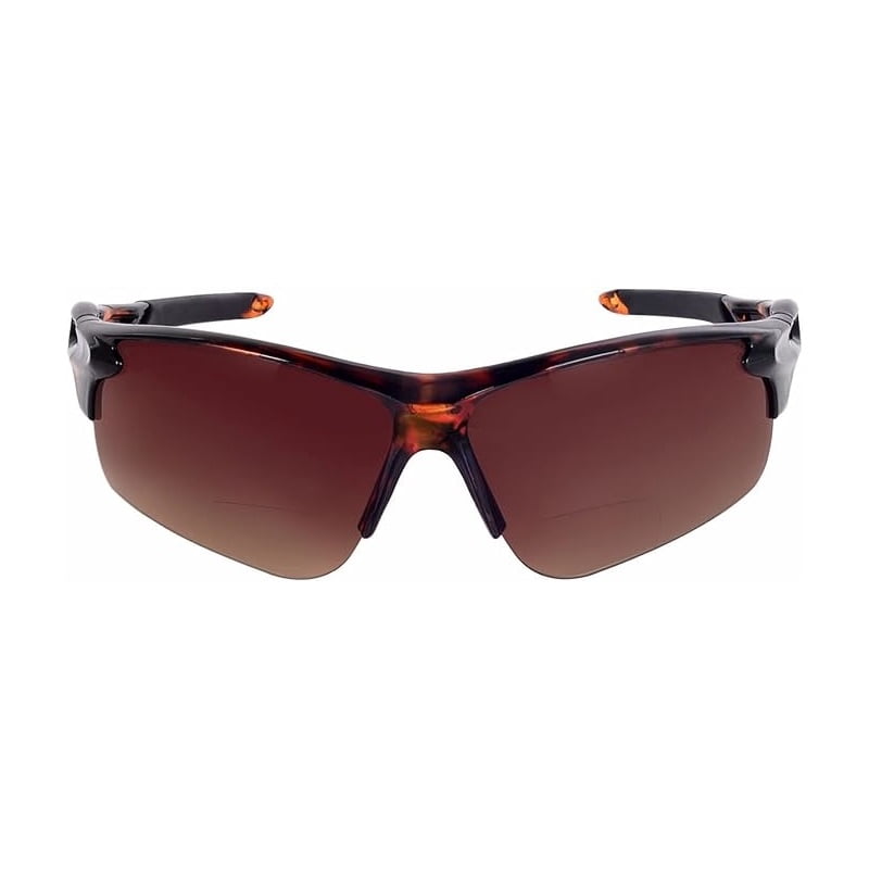 "The Allstars" 3 Pair Assortment of Bifocal Sport Wrap Reading Sunglasses for Men and Women - Tortoise/Tortoise - 2.00