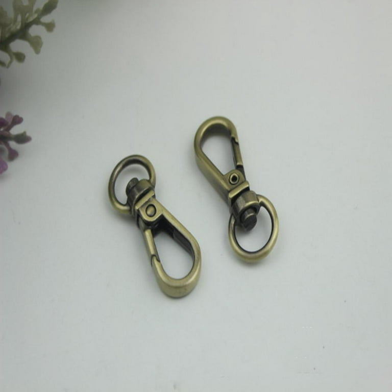 4pcs Stainless Steel Swivel Hook, Swivel Spring Hardware Snap Clasp for  Bronze 