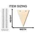 thumbnail image 2 of Unfinished Wood Rope Sign Banner Plaque Shape - Craft - up to 46" DIY 10" / 1/8", 2 of 3