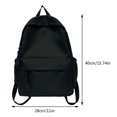 thumbnail image 2 of Mochila para mujer Mochila escolar de gran capacidad Deporte para jugar al aire libre (negro), 2 of 4
