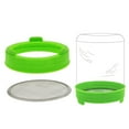 thumbnail image 6 of 2pcs Seed Sprouting Lids Filters with Stainless Steel Mesh Seed Germination Cover Strainer Lids for Wide Mouth Mason Jars Canning Jars, 6 of 7