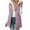 Purple, variant on Quilted Jackets for Women Hooded Sleeveless Zip Up Vest Fleece Lined Warm Winter Long Coat Casual Outdoor Jacket with Pockets