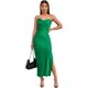 thumbnail image 1 of - Vestido corto de manga larga con cuello redondo para mujer Verde Medio M Verde Medio M Xishao ropa, 1 of 2