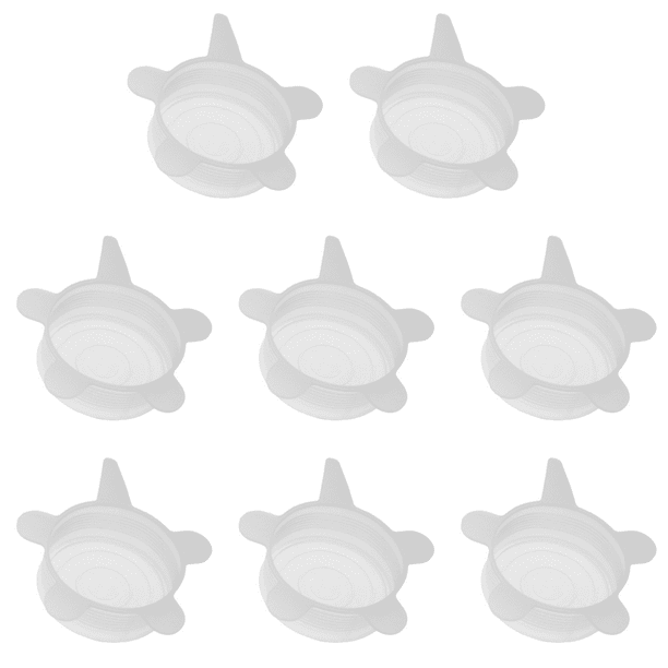 Tapas Silicona Elásticas Reutilizables Resistentes Al Calor Cubierta para Cuenco Envolver Alimentos (6 5 Cm)
