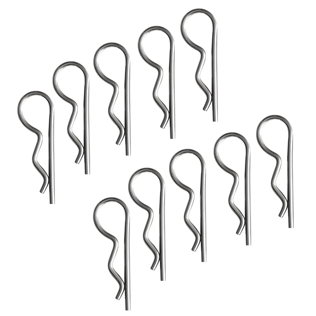 FARM BOAT GARDEN TRAILER HITCH PINS R CLIPS STAINLESS 2mm 2.5mm 3mm 4mm 5mm 6mm 