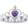 thumbnail image 3 of Accesorios de vestir de princesa, 5 piezas, corona de princesa, cetro, collar, pendientes, guantes, 3 of 5