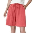 thumbnail image 6 of LEBONYARD Women's Shorts in Comfortable Fabrics,Women's Summer Fashion Loose Ca Sual Quarter Pants with Pockets, 6 of 6