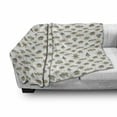 thumbnail image 3 of Tribal Soft Flannel Fleece Throw Blanket, Conceptual Sun Rain Cloud Trees and House Doodle Style Simplistic Print, Cozy Plush for Indoor and Outdoor Use, 70" x 90", Multicolor, by Ambesonne, 3 of 6