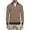 Coffee #048, variant on Mohiass Mens Color Block Sweatshirts No Hood Quarter Zip Long Sleeve Pullover Shirts Stand Collar Lightweight Comfy Sweatshirt with Pocket Beige L