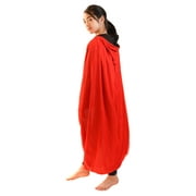 Urban Diction Kids Size Solid Red Cape with Hood
