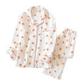 thumbnail image 1 of Women's Pajama Sets Comfortable Sleepwear for Home Relaxation with Lace Design and Button Closure for All Seasons, 1 of 3