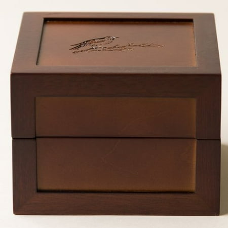 Charlton Home Sparrow Motif Medium Jewelry Box