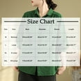 thumbnail image 3 of Olyvenn Women's Cotton Linen Shirts Button Down Shirt with Pocket Long Sleeve Blouses Summer Casual Tee Office Work Tunic Tops Green XXL, 3 of 5